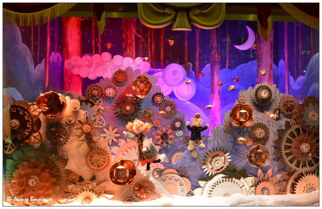Galeries Lafayette Paris Vitrines Noel h